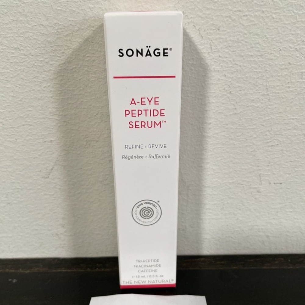 SONAGE A-Eye Peptide Serum FULL SIZE 0.5 oz / 15 mL